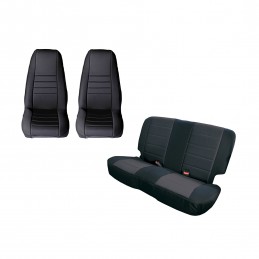 Seat Cover Kit, Black-...